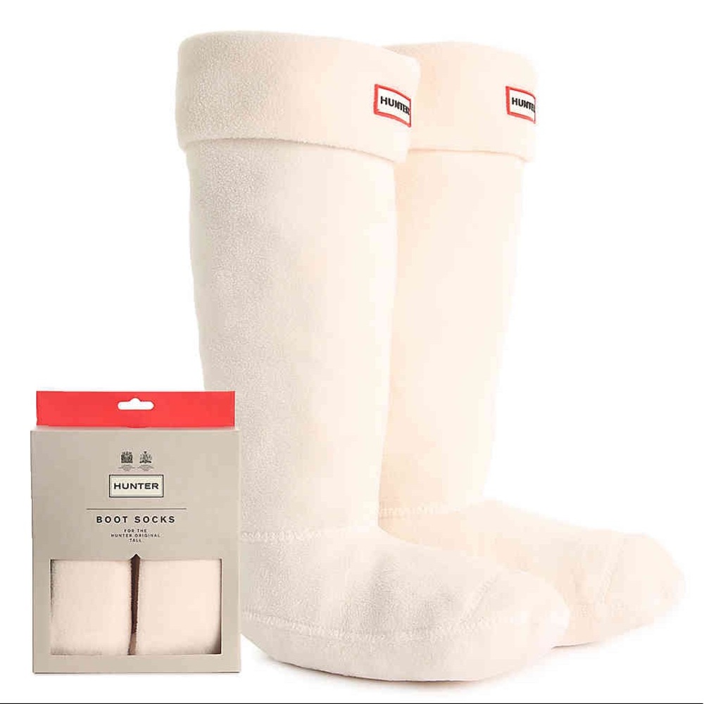Hunter white / ivory boot socks